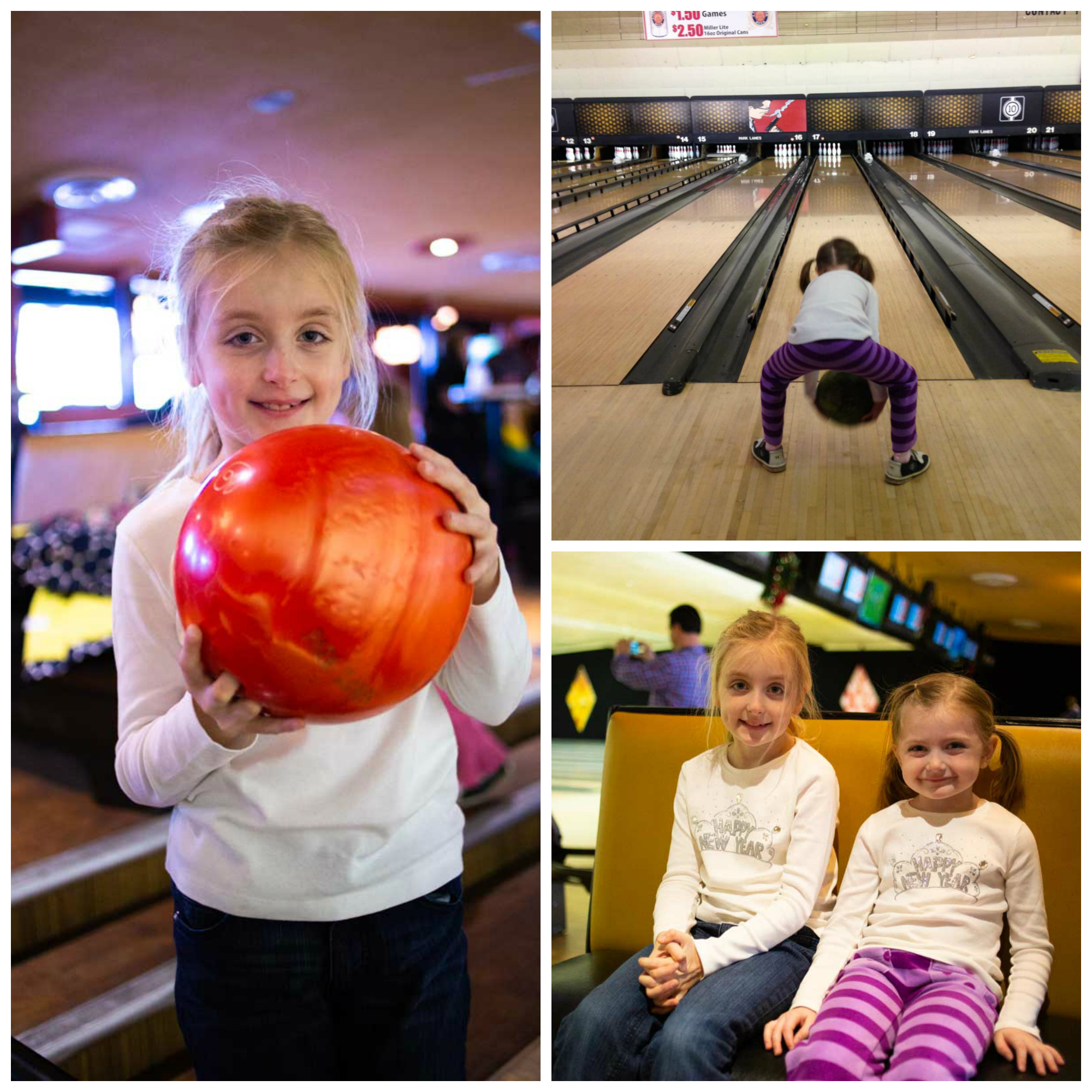 Park Lanes Bowling Alley is the perfect place to take kids for their first bowling games. Great for ages 3 and up!