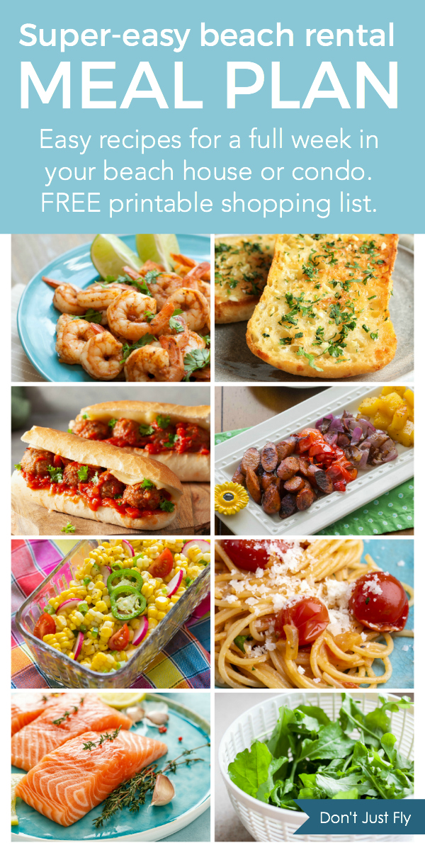 Easy Beach Vacation Meal Planning Homemade and Simple Ideas