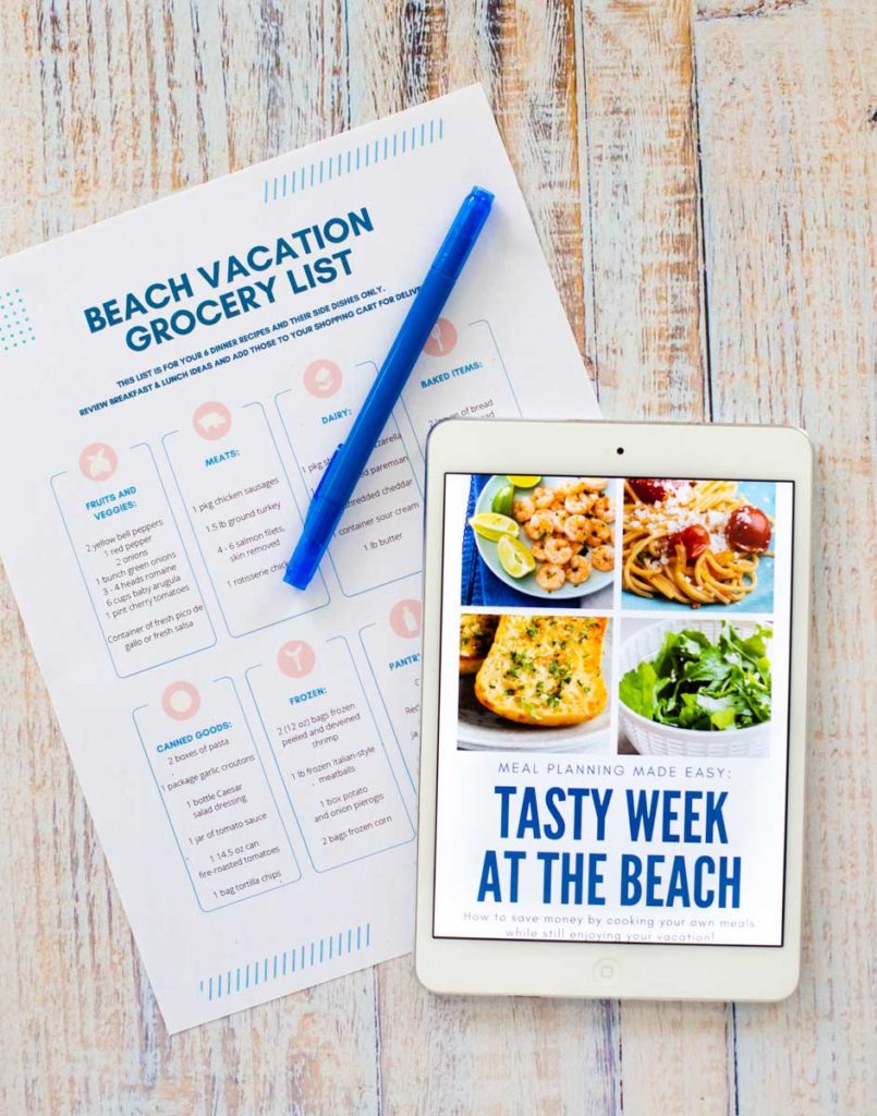 Easy Vacation Meals for Beach Rentals Don't Just Fly