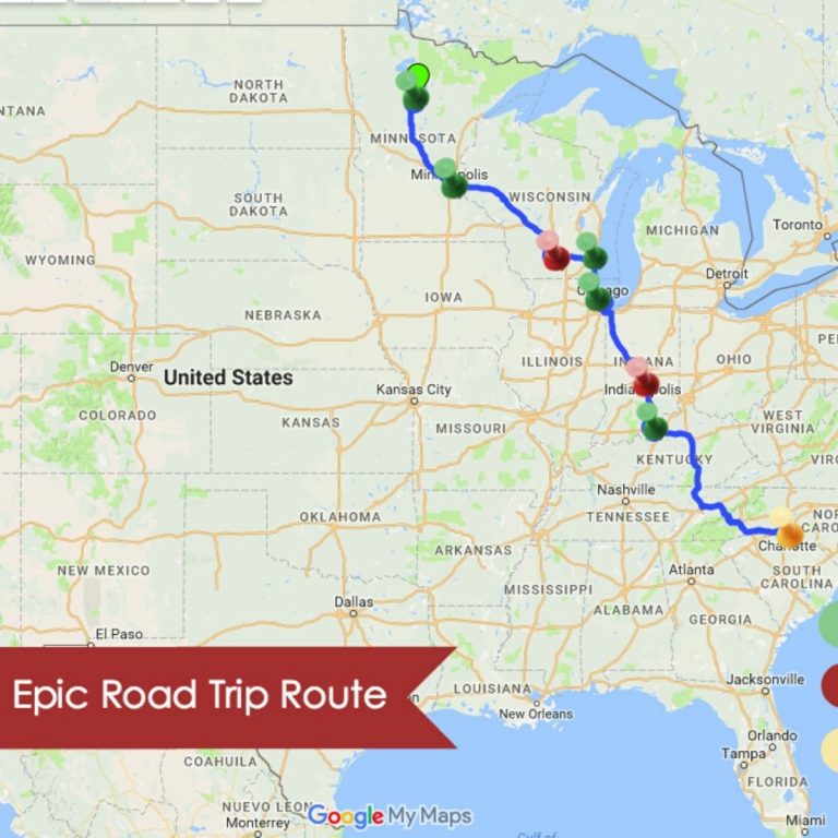 North Carolina to Minnesota: Family Road Trip Plan