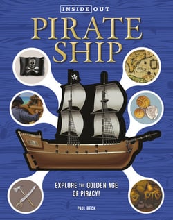 The graphic for Pirate Ship book