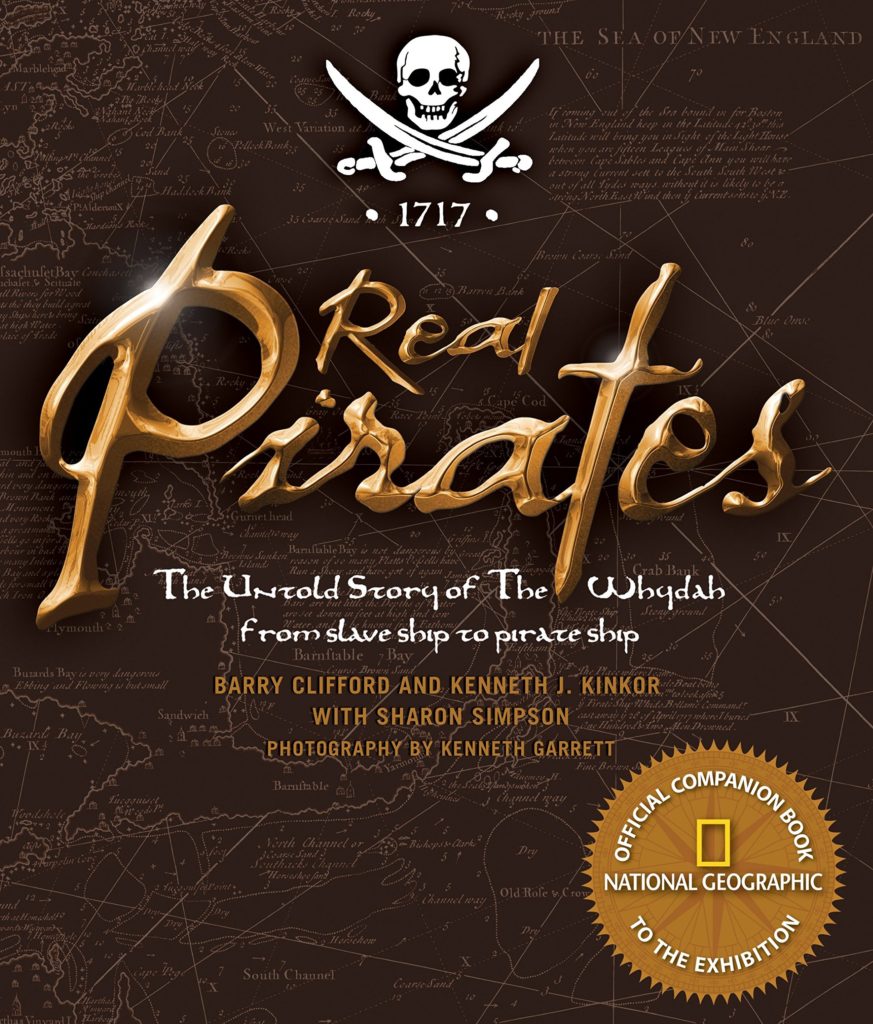 The graphic for Real Pirates book