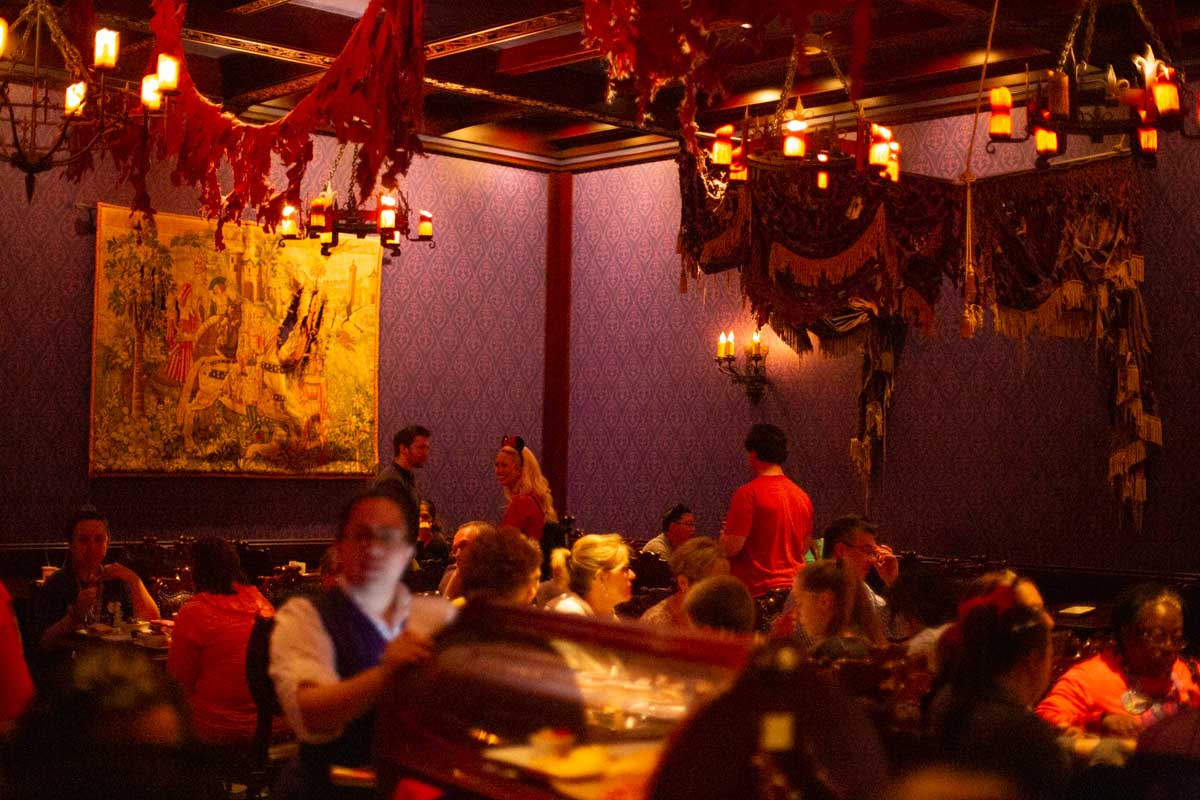 The dining room of Be Our Guest.