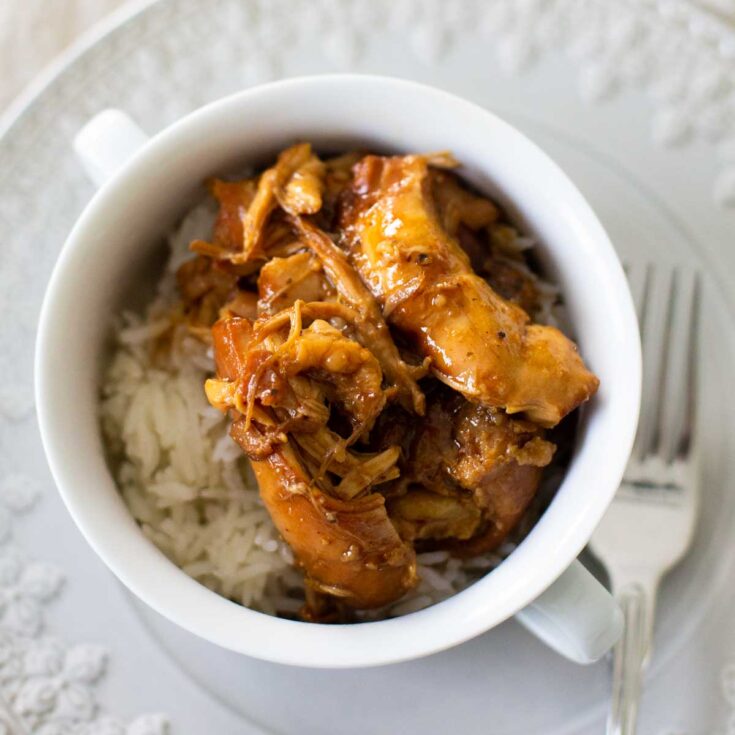 Image for Slowcooker Shredded Bourbon Chicken