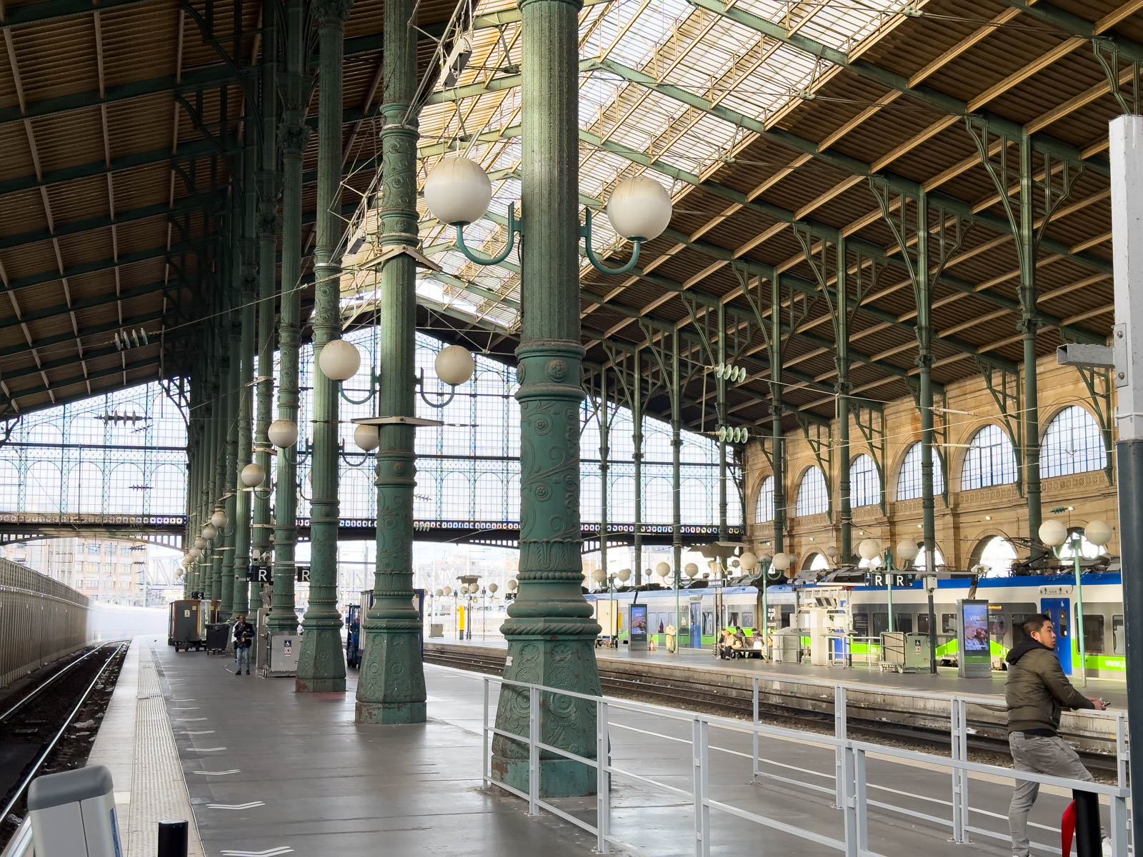 The train station in Paris.