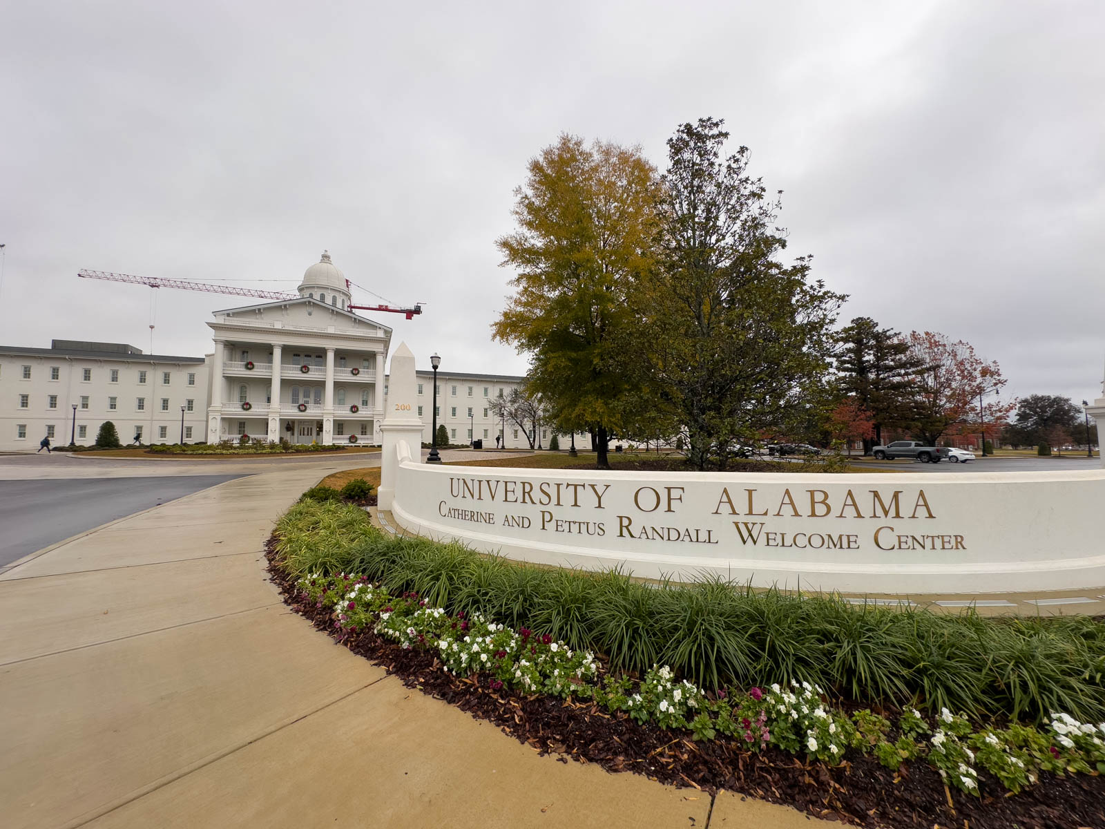 The welcome center at University of Alabama.