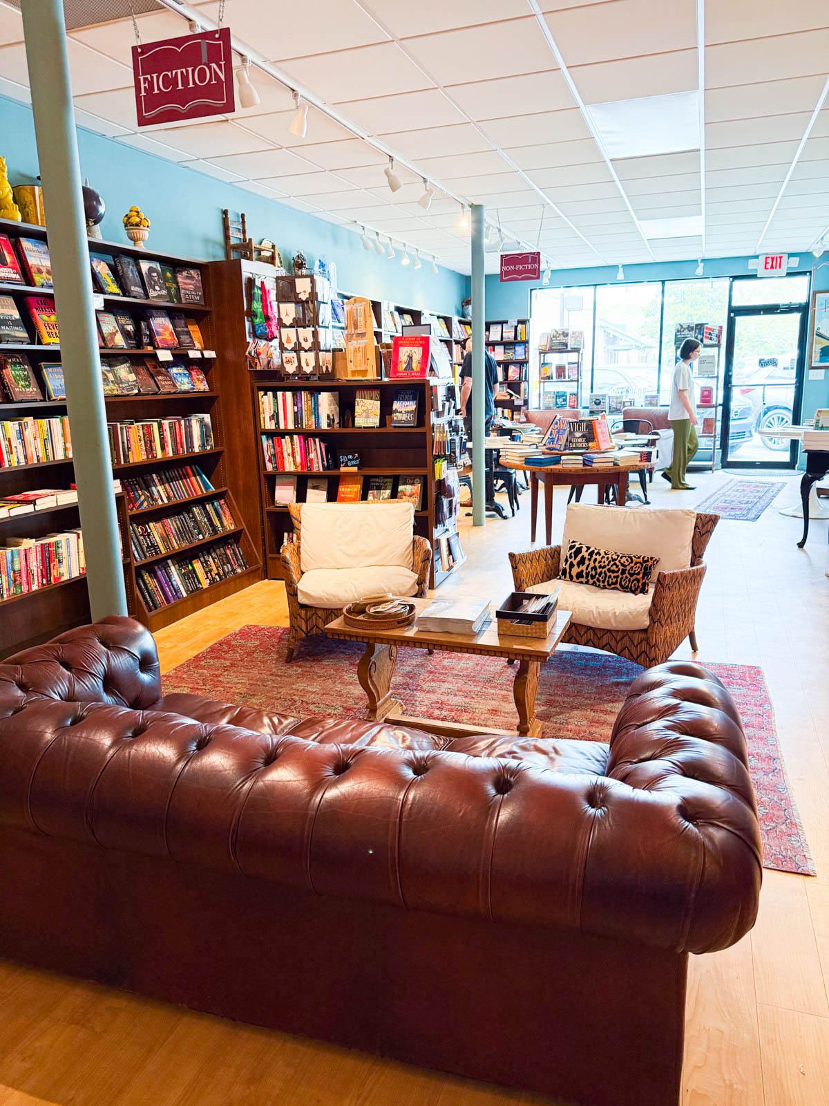 The inside of the The Village Bookstore in Mount Pleasant, SC.